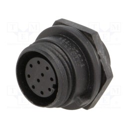 1 pcs x BULGIN - PX0412/10S - Connector: circular, socket, female, PIN: 10, w/o contacts, IP68