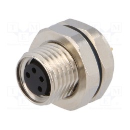 1 pcs x LUMBERG AUTOMATION - 48978 RKMHL 4/S 5,5 - Connector: M8, female, PIN: 4, for panel mounting,screwed, socket