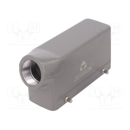 1 pcs x DEGSON ELECTRONICS - D24B-SE-4G-PG21 - Enclosure: for HDC connectors, size D24B, for cable, angled, PG21