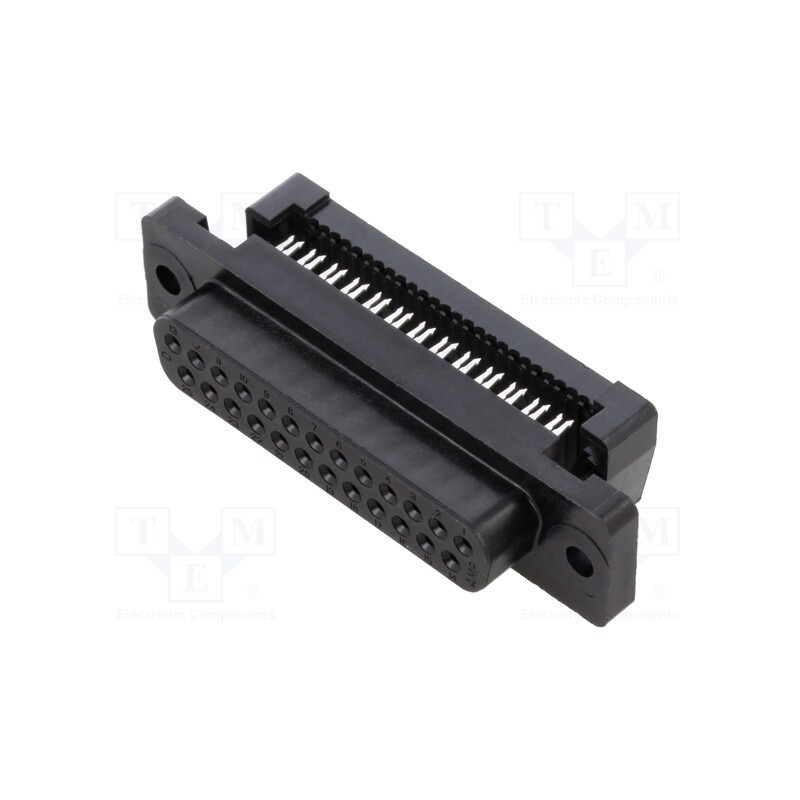 1 pcs x TE Connectivity - 1658614-2 - 25 POS HDF RCPT, AP, LEAD FREE