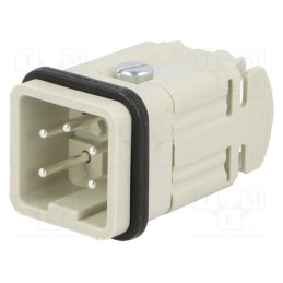 1 pcs x LAPP - 10431000 - Connector: HDC, male, EPIC H-A, PIN: 5, 4+PE, size H-A 3, 23A, 400V