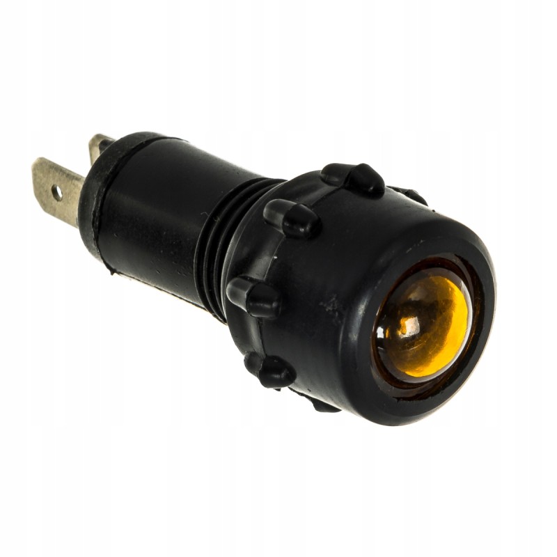 Round orange LED indicator lamp 12v 16mm