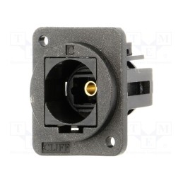 1 pcs x CLIFF - CP30217X - Connector: fiber optic, coupler, Toslink socket,both sides, FT