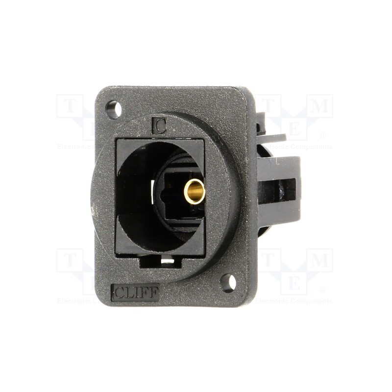 1 pcs x CLIFF - CP30217X - Connector: fiber optic, coupler, Toslink socket,both sides, FT