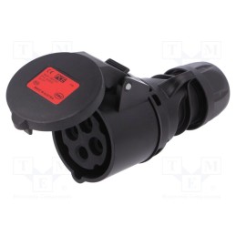 1 pcs x PCE - 214-6X - Connector: AC supply 3-phase, plug, female, 16A, 400VAC, IEC 60309
