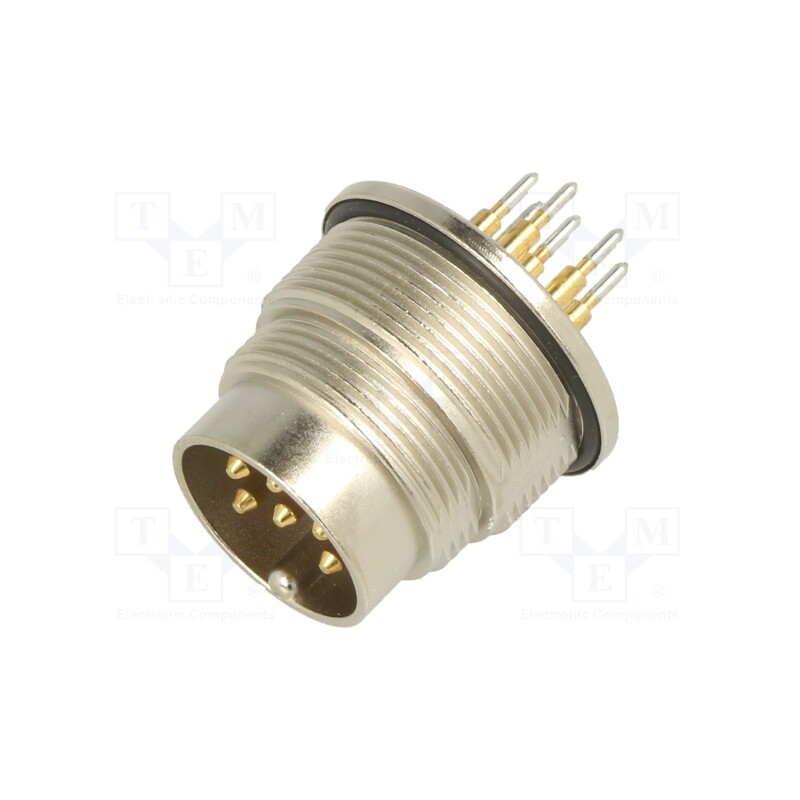 1 pcs x LUMBERG - 0317 06 - Connector: M16, socket, male, THT, PIN: 6, 5A, 300V, IP68
