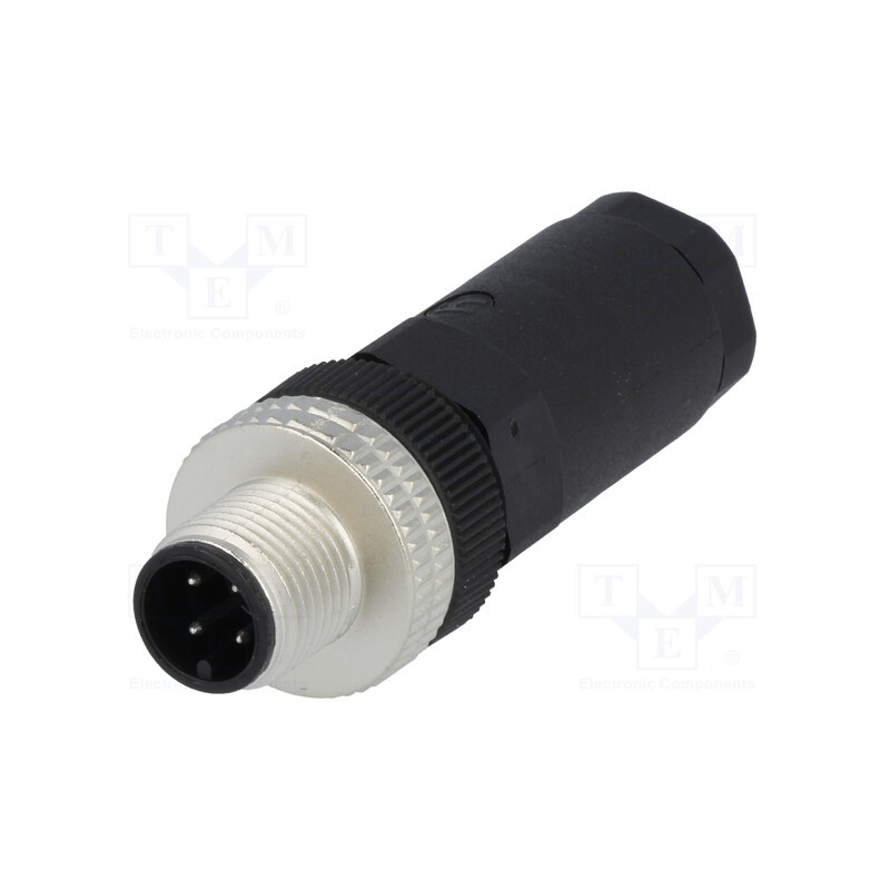 1 pcs x HIRSCHMANN - 933162100 ELST 4012 PG9 - Plug, M12, PIN: 4, male, A code-DeviceNet / CANopen, for cable