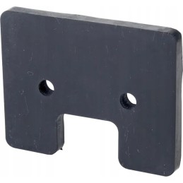 Rubber feeder blade 110x86x10 mm