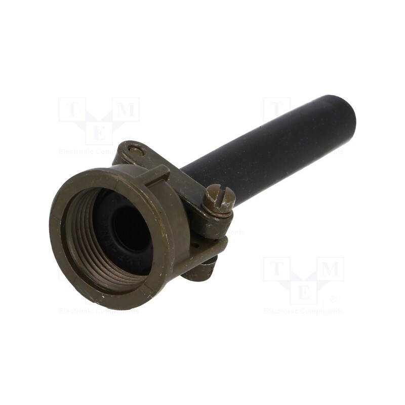 1 pcs x AMPHENOL - 97-3057-1007-1 - Cable hood and fastener, size 12SL,size 14,size 14S, 97, olive