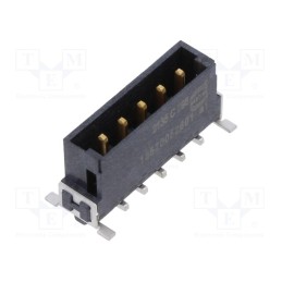 1 pcs x HARTING - 15520052601333 - Connector: PCB to PCB, male, PIN: 5, 2.54mm, har-flex® Power, 20A