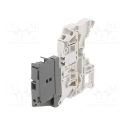 1 pcs x TE Connectivity - 1SNK706411R0000 (ZK2.5-SF-R1) - Splice terminal: rail, 0.2÷2.5mm2, ways: 1, terminals: 2, Width: 6mm