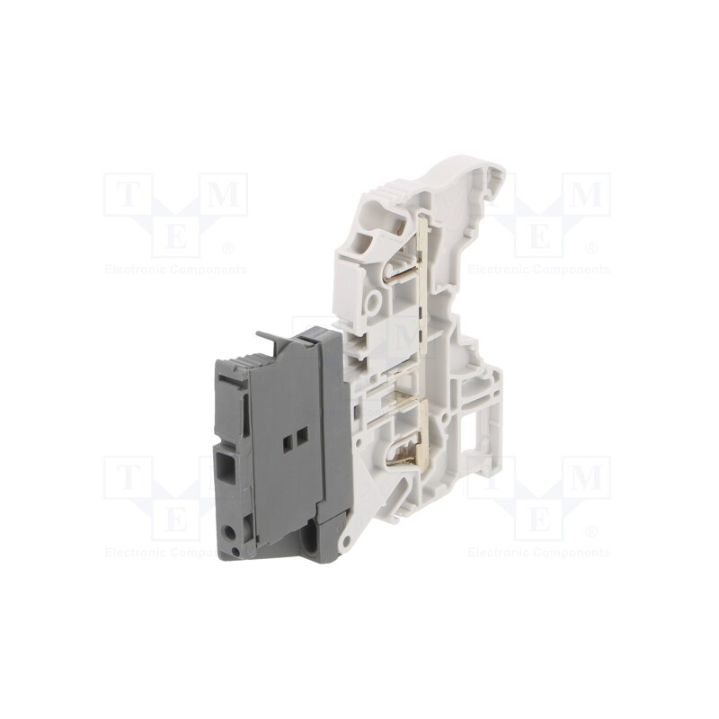 1 pcs x TE Connectivity - 1SNK706411R0000 (ZK2.5-SF-R1) - Splice terminal: rail, 0.2÷2.5mm2, ways: 1, terminals: 2, Width: 6mm