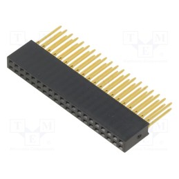 1 pcs x HARWIN - M20-6152005 - Socket, pin strips, female, 2.54mm, PIN: 40, THT, on PCBs, straight