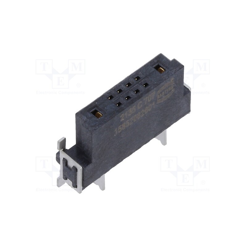 1 pcs x HARTING - 15852082601333 - Connector: PCB to PCB, female, PIN: 10(2+8), har-flex® Hybrid