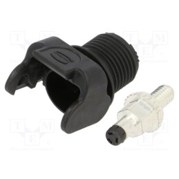 1 pcs x HARTING - 9930011101 - Socket, DC supply, Han® S,Han® S 120, male, PIN: 1, swivel, screw