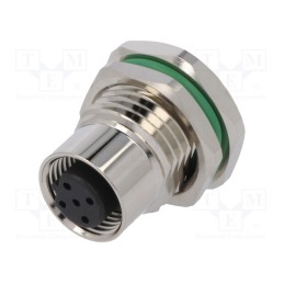 1 pcs x DEGSON ELECTRONICS - SP-M12B-05P-FF-SF8002-00A(H) - Socket, M12, PIN: 5, female, B code-Profibus, THT, IP65,IP67, 60V, 4
