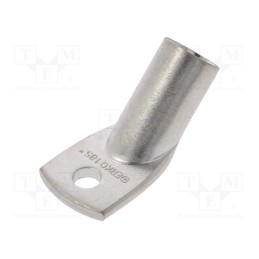 1 pcs x ERKO - KCS45_10-185/1 - Tip: ring tube, M10, 185mm2, crimped, for cable, angled 45°, tinned