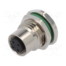 1 pcs x DEGSON ELECTRONICS - SP-M12A-04P-FF-SF7002-00B(H) - Socket, M12, PIN: 4, female, A code-DeviceNet / CANopen, THT, 250V