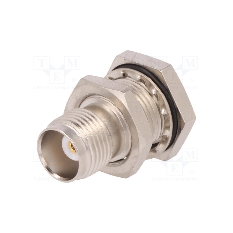 1 pcs x TELEGu00c4RTNER - J01011A0061 - Socket, TNC, female, straight, 50Ω, crimped, PTFE, gold-plated