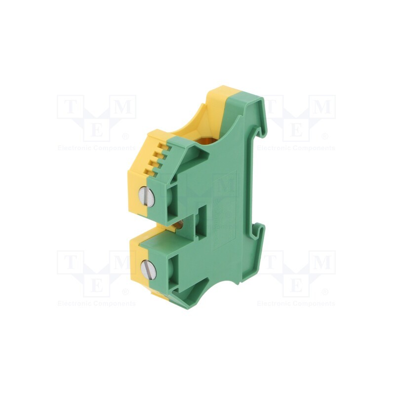 1 pcs x WEIDMu00dcLLER - 1717740000 WPE 35N - Splice terminal: rail, 35mm2, ways: 1, terminals: 2, yellow-green