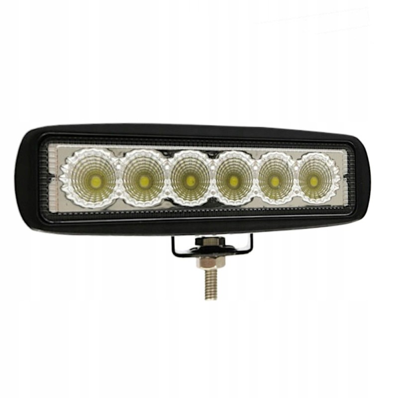 Halogen searchlight work lamp 6 LED 18W 12 24V
