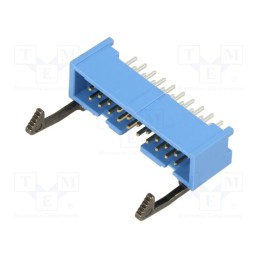 1 pcs x TE Connectivity - 2-1761606-7 - Socket, IDC, male, PIN: 20, straight, snapped-in, THT, gold-plated