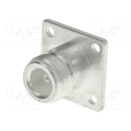 1 pcs x TE Connectivity - 1-1337418-0 - Socket, N, female, 50Ω, soldering, PTFE, silver plated
