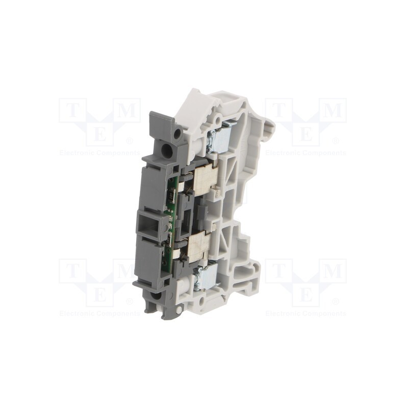 1 pcs x TE Connectivity - 1SNK508412R0000 (ZS4-SF1-R1) - Splice terminal: rail, 0.2÷4mm2, ways: 1, terminals: 2, Width: 8mm