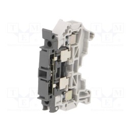 1 pcs x TE Connectivity - 1SNK508414R0000 (ZS4-SF1-R3) - Splice terminal: rail, 0.2÷4mm2, ways: 1, terminals: 2, Width: 8mm
