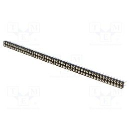 1 pcs x FISCHER ELEKTRONIK - MK 201 100 Z - Socket, pin strips, female, PIN: 100, turned contacts, straight