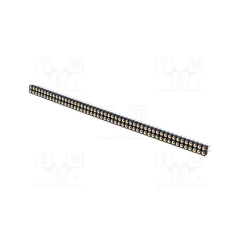 1 pcs x FISCHER ELEKTRONIK - MK 201 100 Z - Socket, pin strips, female, PIN: 100, turned contacts, straight