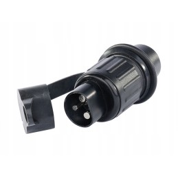 Set of electrical socket, 3 pin trailer plug