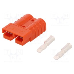 1 pcs x ANDERSON POWER PRODUCTS - 6331G11 - Plug, wire-wire, SB50, hermaphrodite, PIN: 2, for cable, crimped