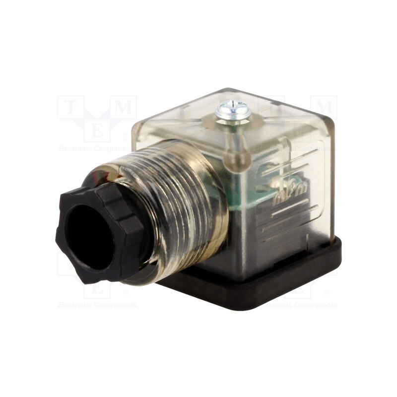 1 pcs x MOLEX - 121064-0579 - Connector: valve connector, plug, form A, 18mm, female, PIN: 3, mPm