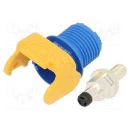 1 pcs x HARTING - 9930011128 - Socket, DC supply, Han® S,Han® S 120, male, PIN: 1, swivel, screw