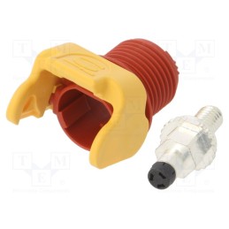 1 pcs x HARTING - 9930011122 - Socket, DC supply, Han® S,Han® S 120, male, PIN: 1, swivel, screw