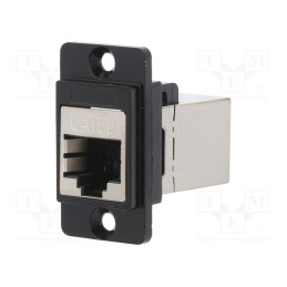 1 pcs x CLIFF - CP30720SMB - Coupler, DUALSLIM, Cat: 5e, shielded, Layout: 8p8c, 29mm, Mat: metal