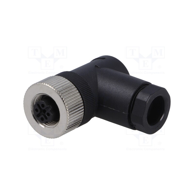 1 pcs x DEGSON ELECTRONICS - PB-M12D-04P-FF-SR7001-00A(H) - Plug, M12, PIN: 4, female, D code-Ethernet, for cable, IP65,IP67