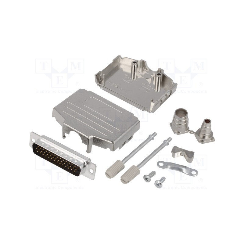 1 pcs x ENCITECH - DPPK25-M-HDP-K - D-Sub HD, PIN: 44, plug, male, soldering, for cable, black