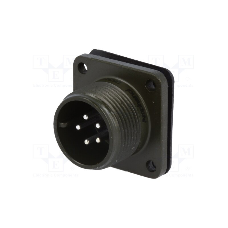 1 pcs x AMPHENOL - DS3102A 14S-5P - Connector: circular, size 14S, MS/DS, aluminium alloy, olive, male