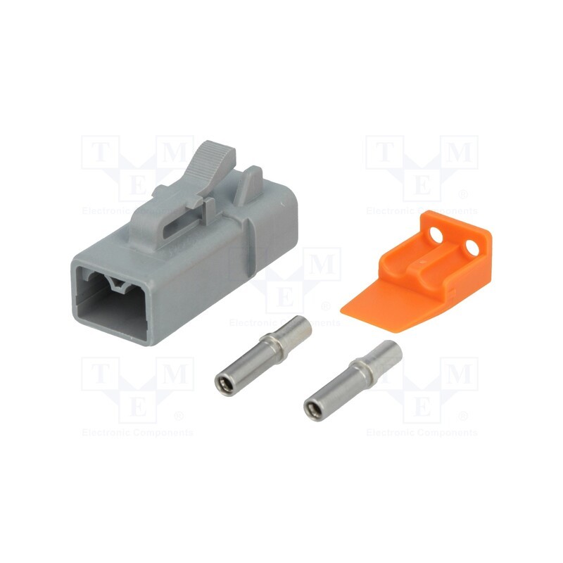 1 pcs x AMPHENOL - ATP06-2S-KIT01 - Connector: wire-wire, ATP, female, plug, for cable, PIN: 2, crimped