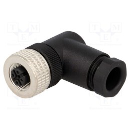1 pcs x HIRSCHMANN - 933174100 ELWIKA 4012 PG9 - Plug, M12, PIN: 4, female, A code-DeviceNet / CANopen, for cable