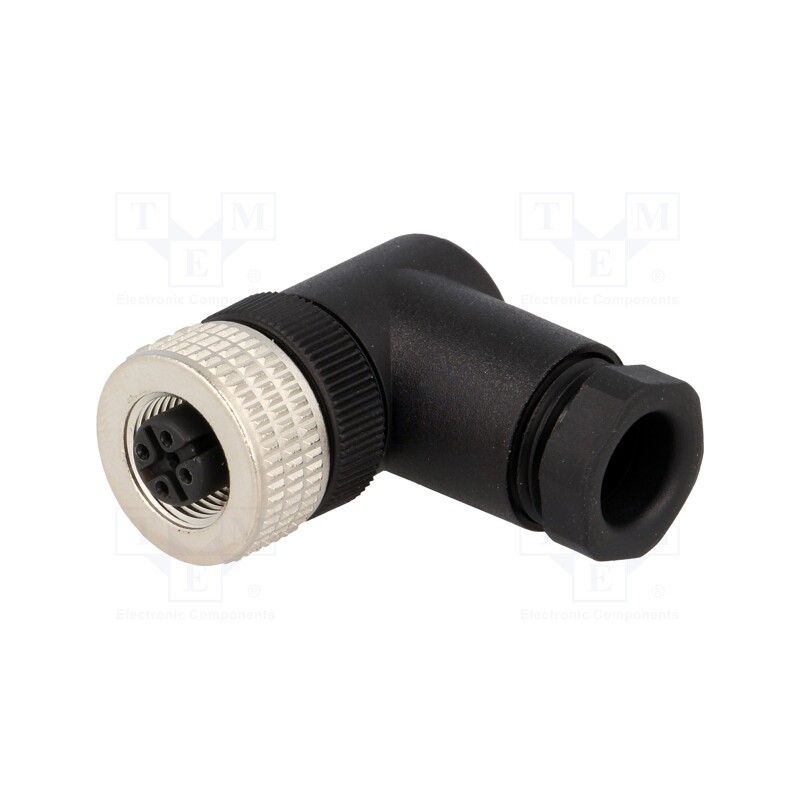 1 pcs x HIRSCHMANN - 933174100 ELWIKA 4012 PG9 - Plug, M12, PIN: 4, female, A code-DeviceNet / CANopen, for cable