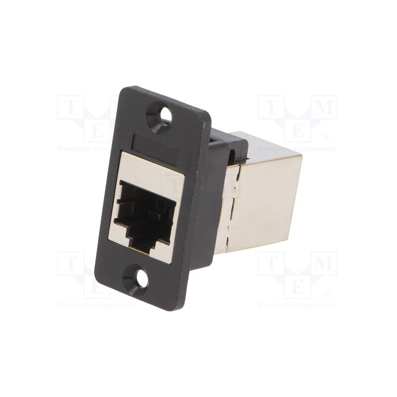 1 pcs x CLIFF - CP30622S - Coupler, SLIM, Cat: 6, shielded, Layout: 8p8c, 29mm, Mat: plastic