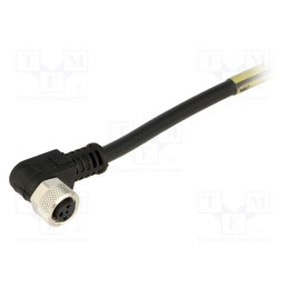 1 pcs x MOLEX - 120086-8668 - Connector: M8, female, PIN: 3, angled 90°, with lead, plug, 3A, IP67