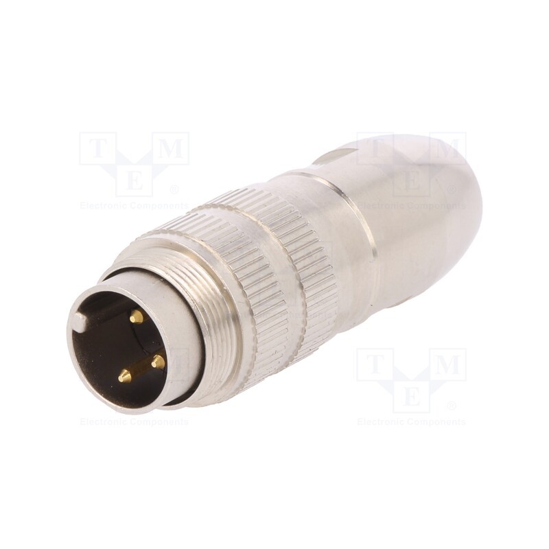 1 pcs x LUMBERG - 0332 03 - Connector: M16, plug, male, soldering, for cable, PIN: 3, 5A, 250V