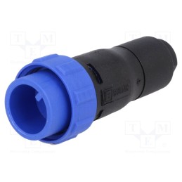 1 pcs x BULGIN - PX0410/03P/4550 - Connector: circular, plug, male, PIN: 3, w/o contacts, for cable