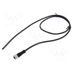 1 pcs x AMPHENOL LTW - M12A-05BFFM-SL8D01 - Plug, M12, PIN: 5, female, A code-DeviceNet / CANopen, 1m, IP68, 60V