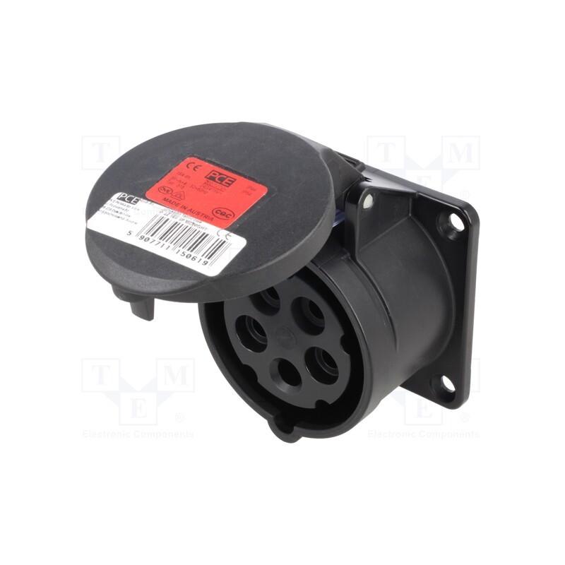 1 pcs x PCE - 315-6X - Connector: AC supply 3-phase, socket, female, 16A, 400VAC, IP54