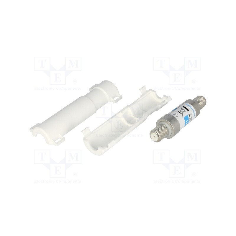 1 pcs x TELESTE - ASH-GISX100+CP - Coupler, galvanic isolator, Input: F female, Output: F female